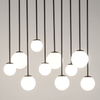 Lampa sufitowa kule kaskada Tulia 33491 Sigma szklany mleczny klosz