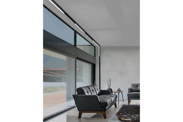 Ledowa lampa do szynoprzewodu magnetycznego Saga AZ4605 12W 4000K czarna