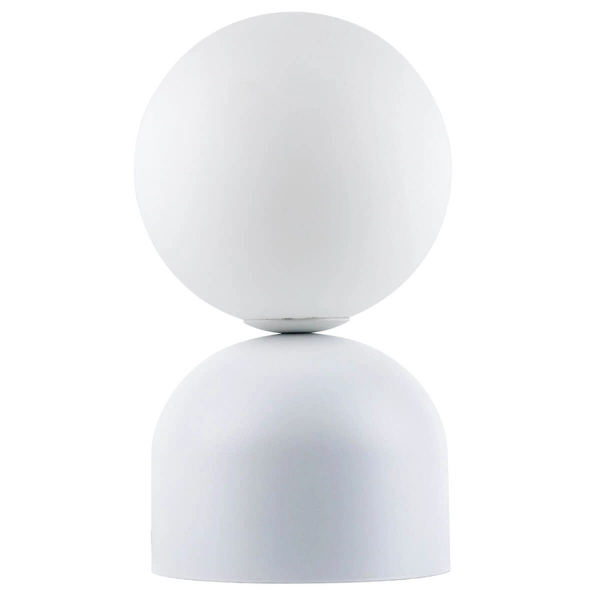 Lampka nocna do pokoju dziecka Miki 16037 bombka kula biała