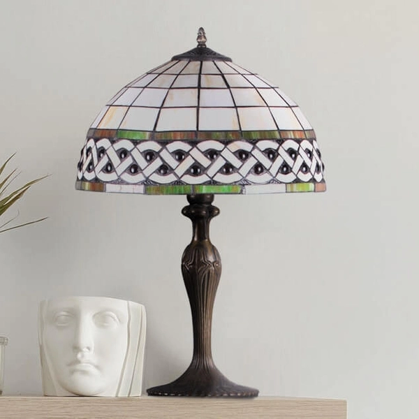 Lampa stołowa Tifany K-G162208 secesyjna multikolor