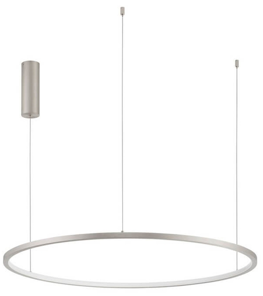 Wisząca lampa okrąg TOLUCA LE42787 Luces Exclusivas LED 48W 3000K srebrna