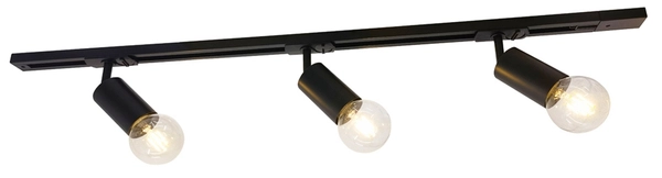 Lampa Marvi 922321-3-BL-SET do systemu szynowego 1-faz czarny