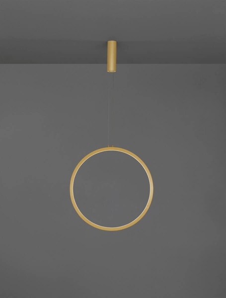 Sypialniana lampa wisząca AUTLAN LE42775 nad łóżko LED 35W 3000K złota