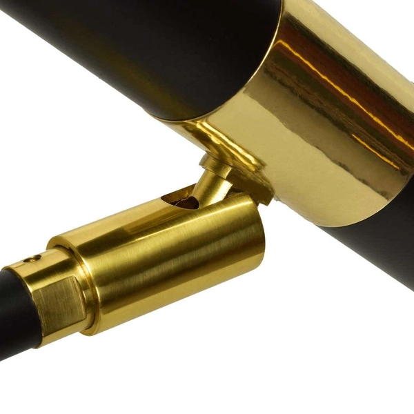 Ścienna lampa loft MONZA MLP6332 metalowa tuba kinkiet regulowany czarny