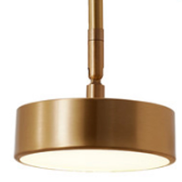 LAMPA ścienna CGSPOTW2 Copel metalowa OPRAWA kinkiet LED 12W 3000K do sypialni mosiądz