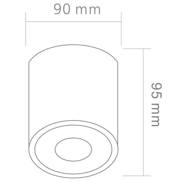 Spot LAMPA sufitowa Rullo Bianco Orlicki Design regulowana OPRAWA metalowa downlight tuba biała
