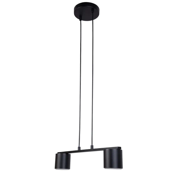 Loftowa zwisająca lampa Mila 2 41343 tuby do salonu czarny