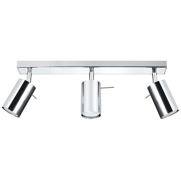 Spot LAMPA sufitowa SL.0729 metalowa OPRAWA reflektorowa LISTWA regulowane tuby chrom
