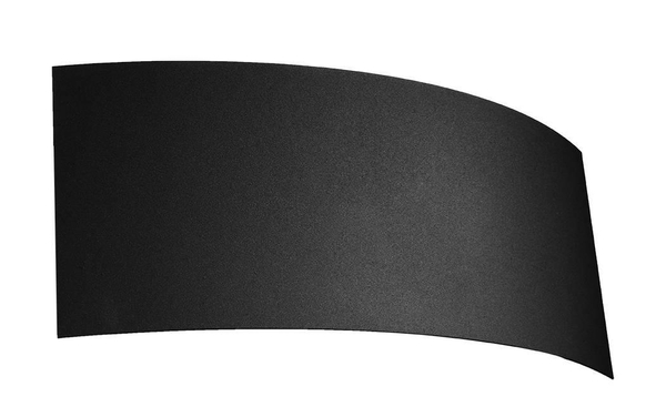 LAMPA ścienna SL.0937 półokrągła OPRAWA kinkiet metalowy czarny