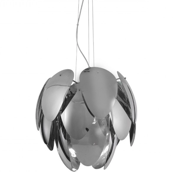 Nowoczesna lampa wisząca Antires szklane płatki do salonu