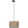Pojedyncza wisząca lampa szynowa 1-faza Tracer 10668 tuba tkanina brązowy