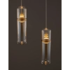 Podwójne zwisające tubki REBALVO LE45199 LED 14W 3000K złota