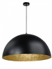 Jadaniana lampa wisząca Sfera nad stół czarna złota