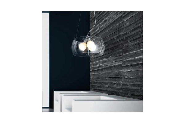 Wisząca lampa przezroczysta Cosmo nowoczesna salonowa