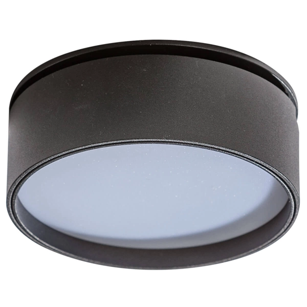 Wpuszczana lampa Mona LED 18W 3000K do zabudowy czarna