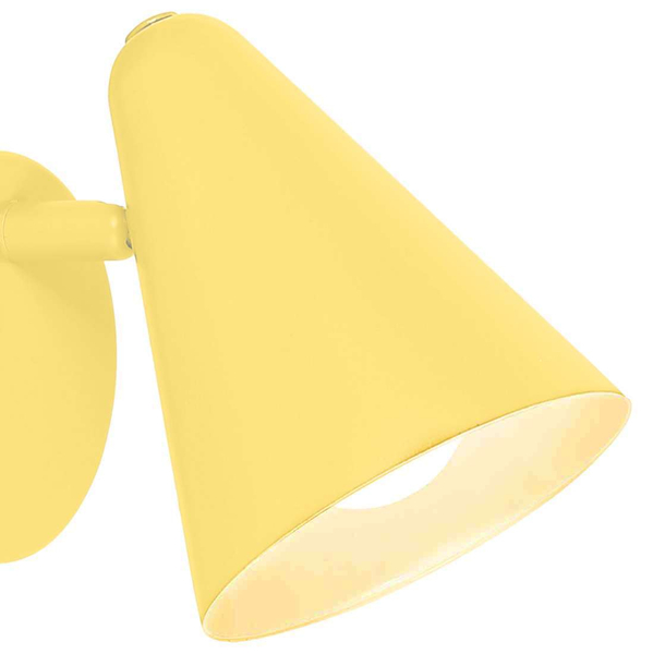 Lampa ścienna AMOR 91-68774 metalowa regulowany reflektorek żółty