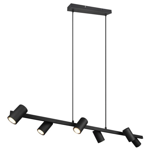 Lampa wisząca na listwie VANTOS DL632302400 Trio metalowa czarny