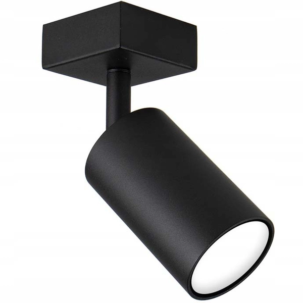 Czarny downlight SLP8114 minimalistyczny z regulacją do salonu