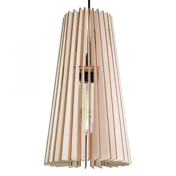 Wisząca lampa loftowa 137623620231 nad łóżko drewno