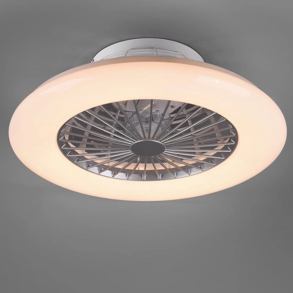 Plafon z wentylatorem STRALSUND R62522187 RL Light LED 30W 3000-6500K ściemniany srebrny