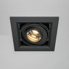 Lampa wpuszczana Metal Modern DL093-01-10W3K-B LED 10W 3000K kostka czarna
