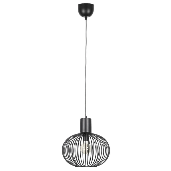 Zwis lampa salonowa GILA 365790132 Trio koszyk kula loft czarny