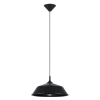 Pojedyncza lampa zwisająca Frika SL.1328 Sollux z kopułą czarna