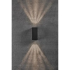 Prostokątna lampa na elewację Asbol 2019071003 LED 13,3W 3000K IP44 czarny