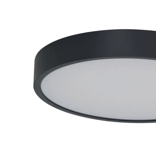 Nasufitowa lampa do łazienki PANDINO AZ6586 LED 32W 2800-6000K IP44 czarna