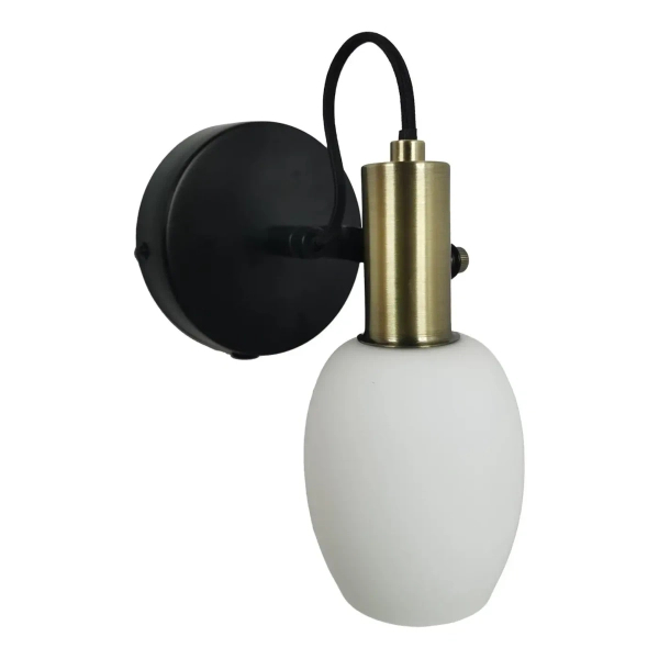 Przyścienna lampa do czytania Arild 2312291003 z regulacją czarny mosiądz