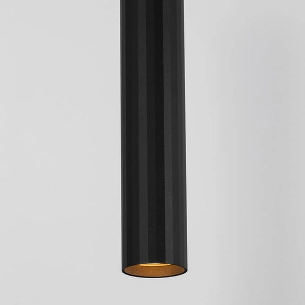 Wisząca lampa nad wyspę NAZCA LE44347 podłużna zwis czarna