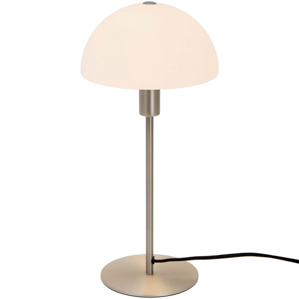 Sypialniana lampka nocna Ellen 2112305032 grzybek srebrny biały