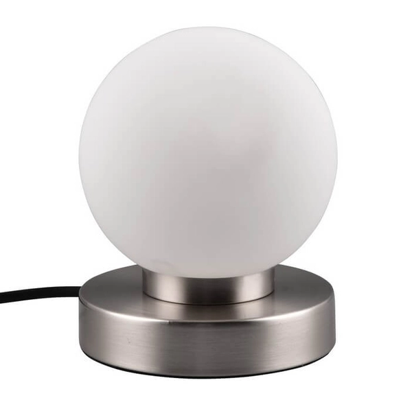 Lampka nocna Prinz R54011001 RL Light kula bańka ball srebrna biała