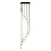 Kaskadowa lampa wisząca Aurora 10182 TK Lighting kule złota czarna