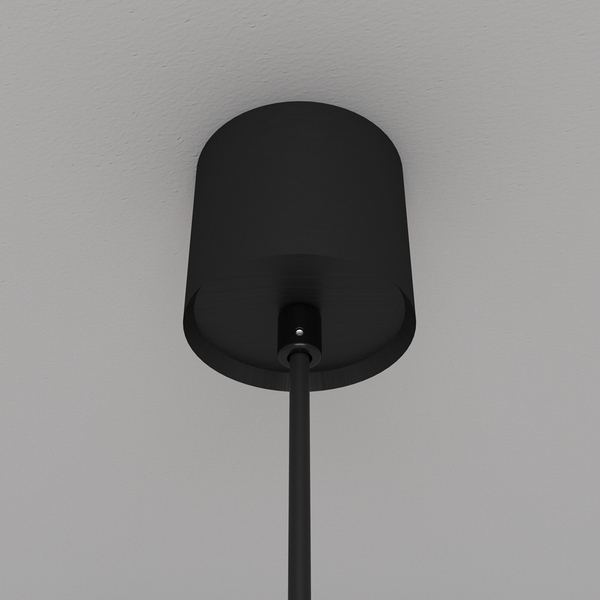 Zwisowa lampa kula Luna P039PL-5W3K-20-B Maytoni LED 5W 3000K biała czarna