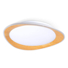 Plafon salonowy Piano ABR-POASY-24W LED 24W zmienna barwa drewniany biały