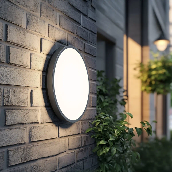 Okrągła lampa zewnętrzna Sferis 18187 LED 3000K IP54 czarna