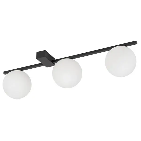 Lampa sufitowa Pik 10301 szklane klosze białe czarne