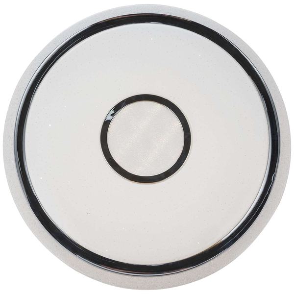 Plafon LAMPA sufitowa DANI 48389-40 Globo okrągła OPRAWA natynkowa LED 40W z efektem gwiazd biała