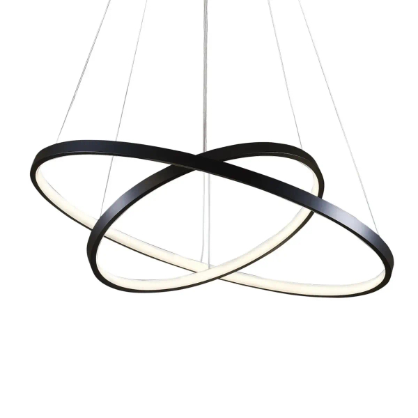 Salonowa lampa wisząca LEA 329172 LED 40W 4000K ringi czarne