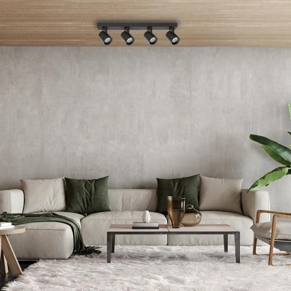 Sufitowa lampa regulowana Volf Spot ML1295 do kuchni czarny