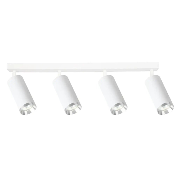 Przysufitowa lampa salonowa Mica Spot ML2101 tubki cylinder biały