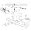 Nowoczesna lampa przysufitowa AZELRIA DL132-62101 LED 15W 3000K czarny