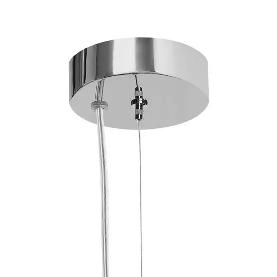 Lampa zwisająca dekoracyjna Cloe 11067103 Kaspa nieregularna biała chrom