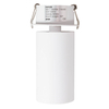 Lampa wpustowa tubka HALO H0124 Maxlight LED 7W 3000K sypialniana biały czarny