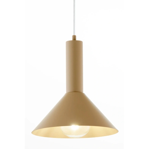 Wisząca lampa stożek VITRUM kaszmirowa 1xE27 nad stół 41544