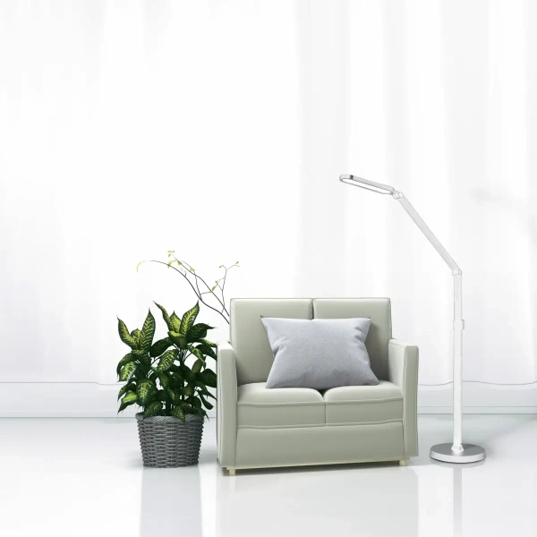 Podłogowa lampa do biura Ferrara 327369 LED 13W 3000-6000K regulowana biała