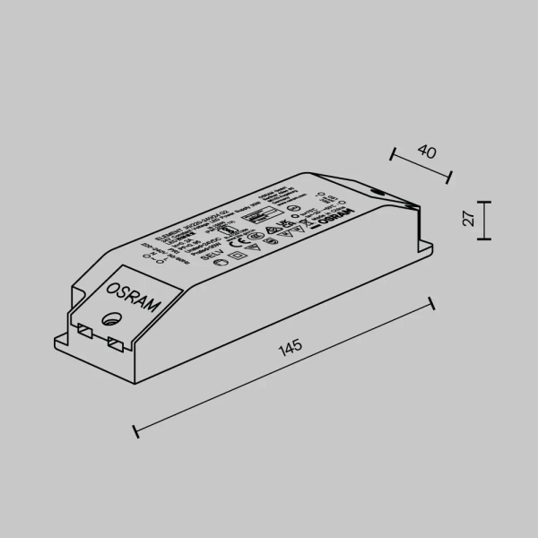 Zasilacz 30W Power Supply Flarity 30-220-240-24-G2 biały