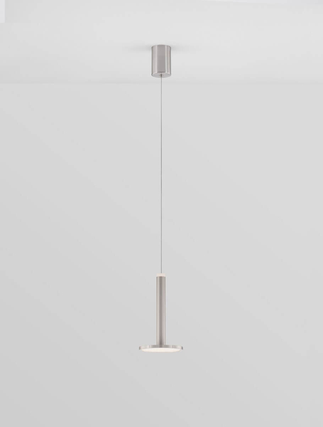 Industrialna lampa wisząca LE42736 LED 11W 3000K do salonu srebrna
