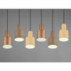 Lampa zwisająca ELIOR DL617319400 kuchenna zwis czarny brązowy multikolor